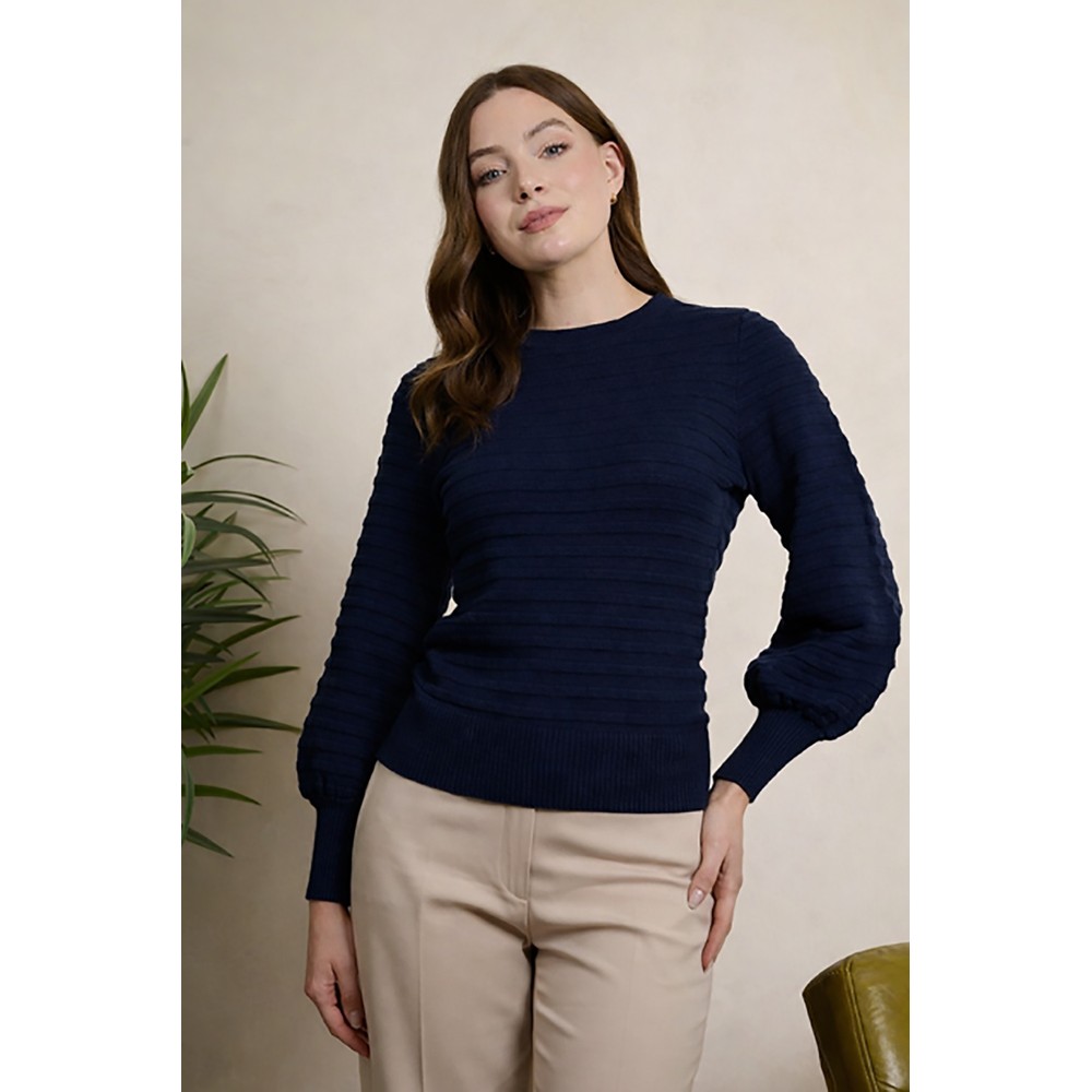 Banned - Carla July Strick pullover - Dunkelblau